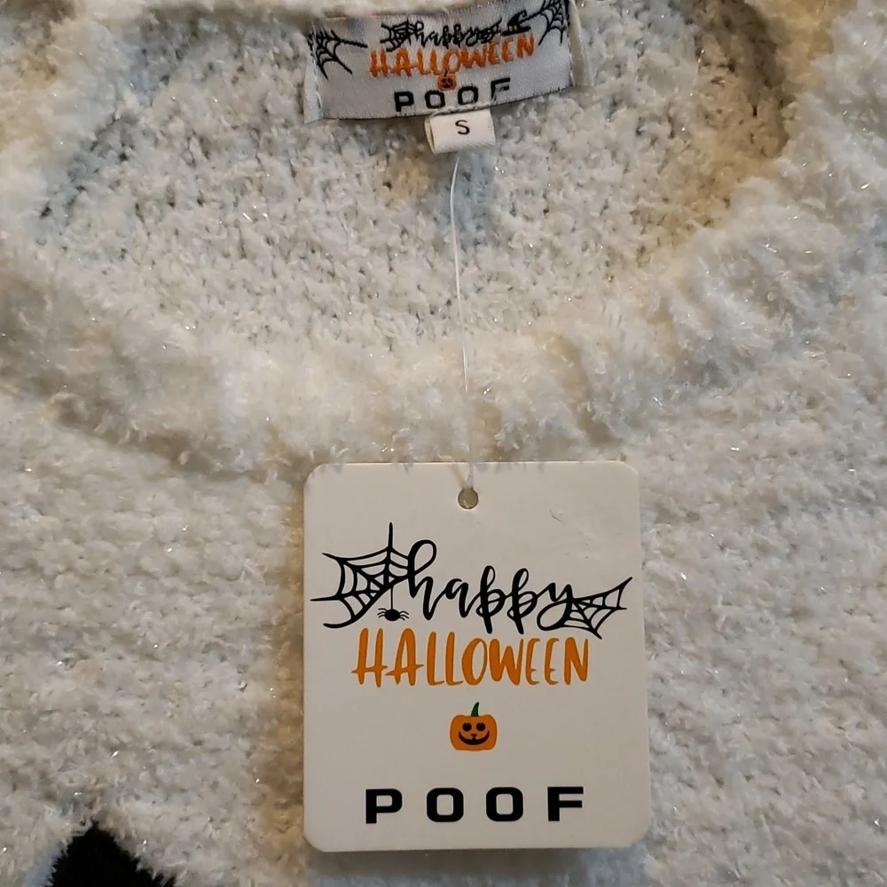 Poof! Cream Sweater with Witch Design - Picture 5 of 8